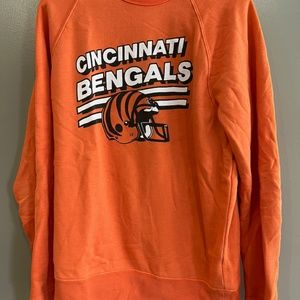 Cincinnati Bengals Homage Sweatshirt Orange Medium Vintage